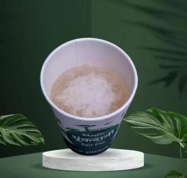 Magic Disposable Spit Cup for Home/Office/Patients/Car (Solidifies Liquid Pack of 10)